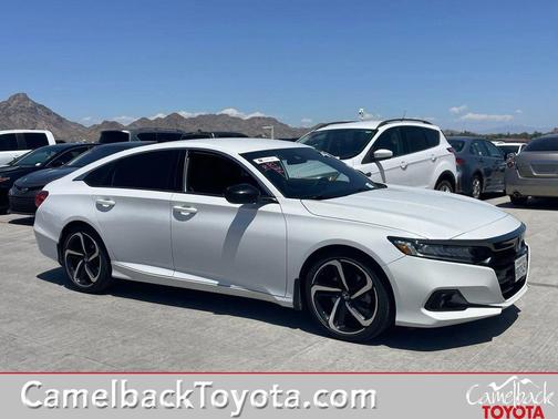 Platinum White Pearl 2022 Honda Accord Sport 1.5T