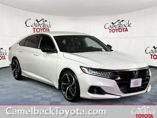 Platinum White Pearl 2022 Honda Accord Sport 1.5T