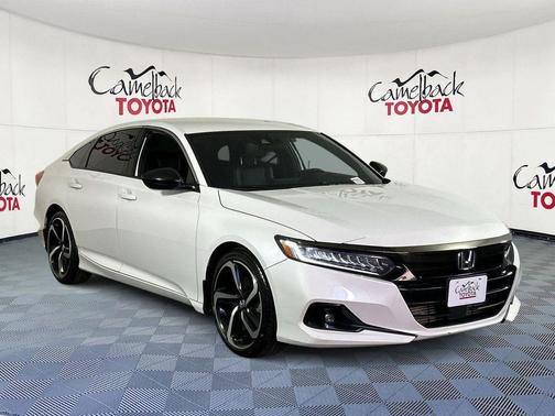 Platinum White Pearl 2022 Honda Accord Sport 1.5T