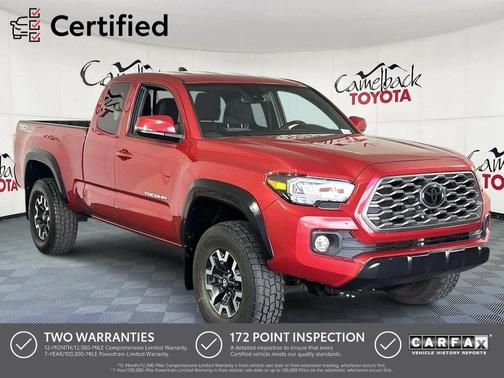 Barcelona Red Metallic 2022 Toyota Tacoma TRD Off Road