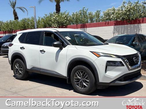 Glacier White 2022 Nissan Rogue S SUV