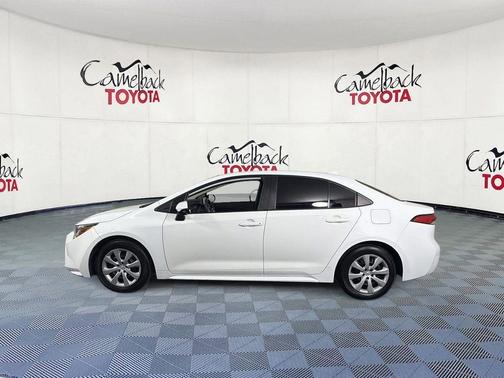 White 2022 Toyota Corolla LE