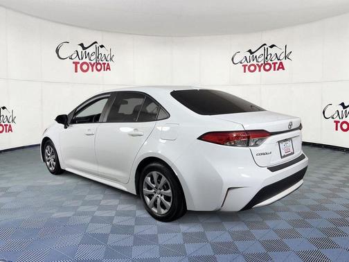 White 2022 Toyota Corolla LE