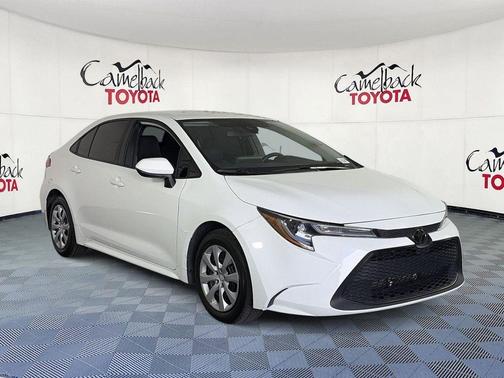 White 2022 Toyota Corolla LE