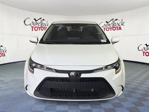 White 2022 Toyota Corolla LE