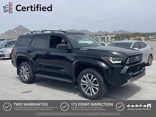 Black 2025 Toyota 4Runner Limited
