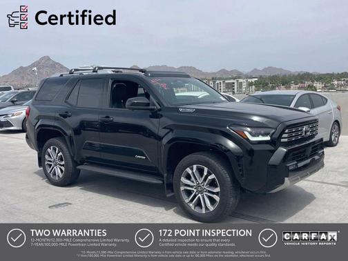 Black 2025 Toyota 4Runner Limited