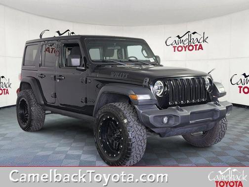 Black Clearcoat 2020 Jeep Wrangler Unlimited Willys 4x4