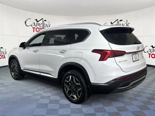 Serenity White Pearl 2023 Hyundai SANTA FE HEV SEL Premium