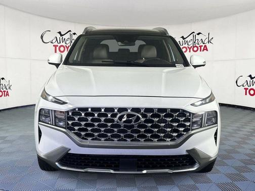 Serenity White Pearl 2023 Hyundai SANTA FE HEV SEL Premium