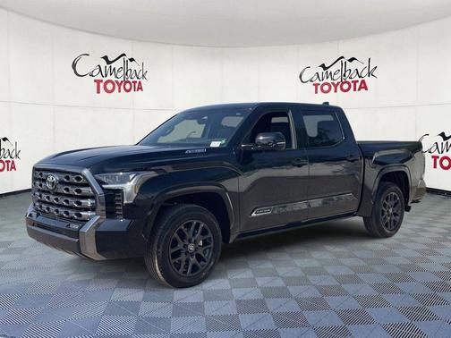 Midnight Black Metallic 2026 Toyota Tundra Hybrid Platinum