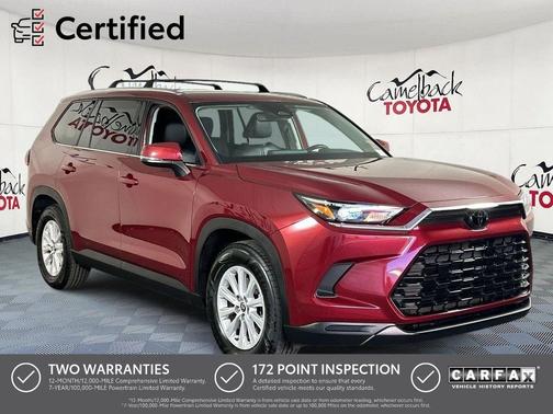 Ruby Flare Pearl 2024 Toyota Grand Highlander XLE