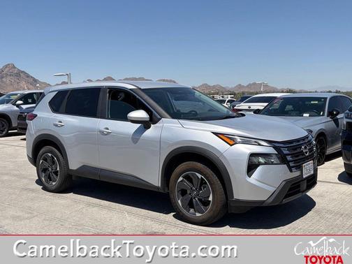 Brilliant Silver 2025 Nissan Rogue SV
