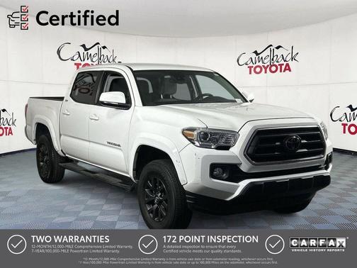 White 2022 Toyota Tacoma SR5