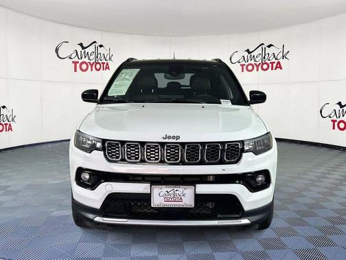 Bright White Clearcoat 2025 Jeep Compass Limited