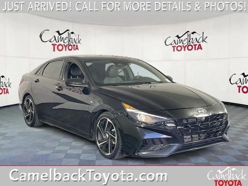 Phantom Black 2023 Hyundai ELANTRA N Line Sedan
