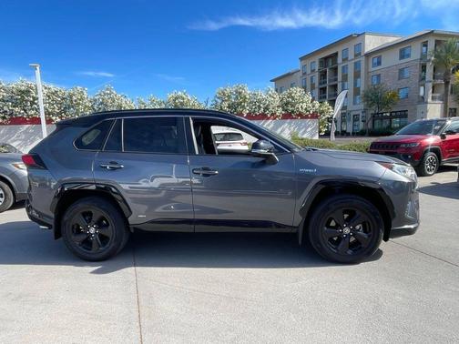 Magnetic Gray Metallic w/Midnight Black Roof 2020 Toyota RAV4 Hybrid SE