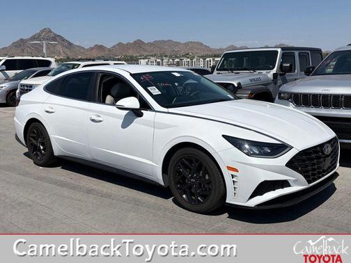 Quartz White 2021 Hyundai SONATA SEL