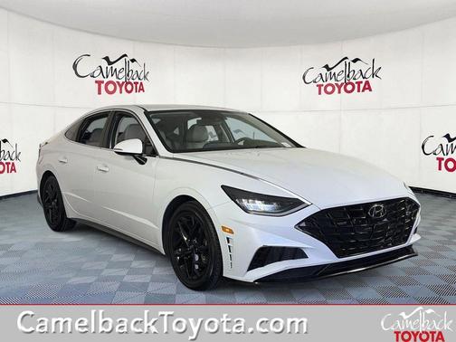 Quartz White 2021 Hyundai SONATA SEL