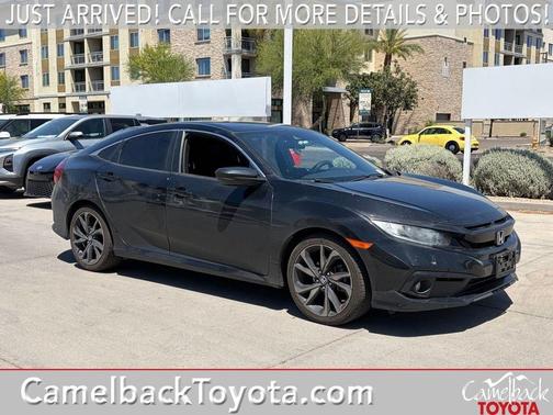 Crystal Black Pearl 2019 Honda Civic Sport