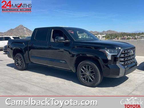 Midnight Black Metallic 2023 Toyota Tundra Platinum