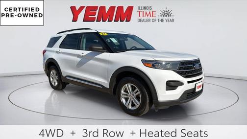 Oxford White 2021 Ford Explorer XLT