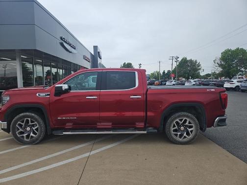 Volcanic Red 2023 GMC Sierra 1500 SLT