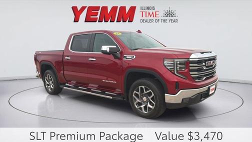 Volcanic Red 2023 GMC Sierra 1500 SLT