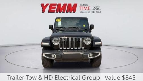 Black Clearcoat 2021 Jeep Wrangler Unlimited 4xe Sahara