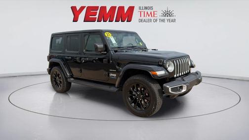Black Clearcoat 2021 Jeep Wrangler Unlimited 4xe Sahara