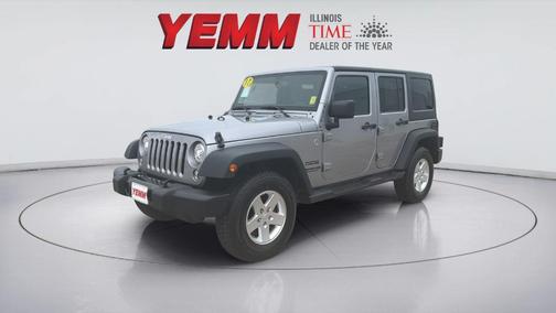 Billet Silver Metallic Clearcoat 2017 Jeep Wrangler Unlimited Sport