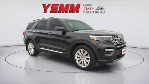 Black Metallic 2022 Ford Explorer Limited