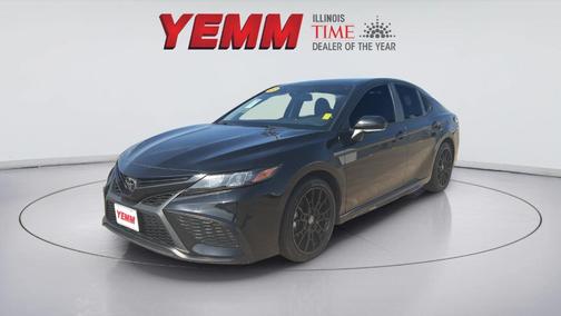 Midnight Black Metallic 2023 Toyota Camry SE Nightshade