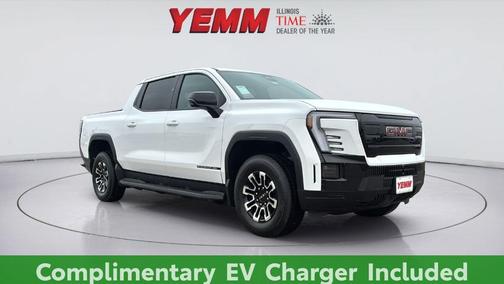 Summit White 2026 GMC Sierra EV Elevation