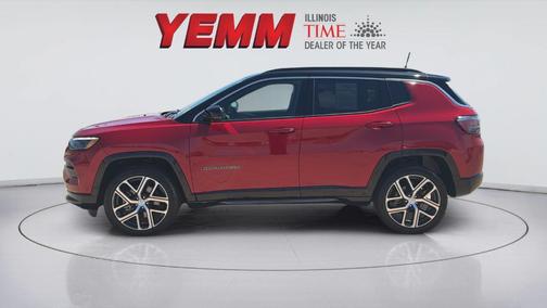 Red 2024 Jeep Compass Limited