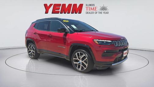 Red 2024 Jeep Compass Limited