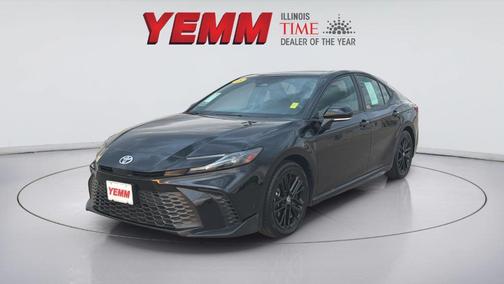 Midnight Black Metallic 2025 Toyota Camry SE