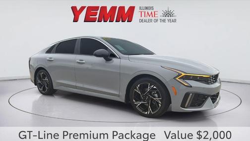 Wolf Gray 2025 Kia K5 GT-Line