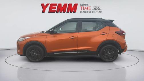 Monarch Orange / Super Black 2023 Nissan Kicks SR