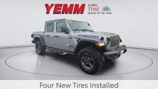 Billet Silver Metallic Clearcoat 2020 Jeep Gladiator Rubicon