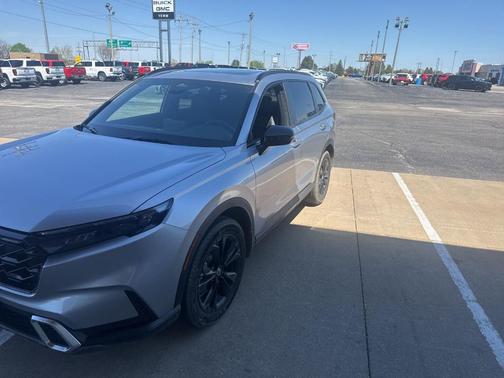 Solar Silver Metallic 2026 Honda CR-V Hybrid Sport Touring