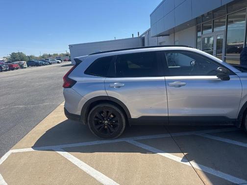 Solar Silver Metallic 2026 Honda CR-V Hybrid Sport Touring