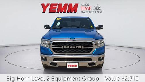 Hydro Blue Pearlcoat 2022 RAM 1500 Big Horn