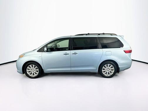 Blue 2017 Toyota Sienna XLE