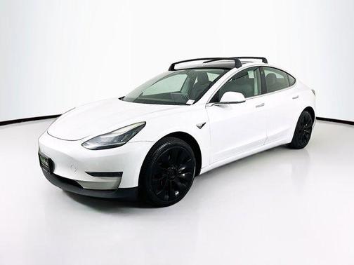 Pearl White Multi-Coat 2019 Tesla Model 3 Long Range