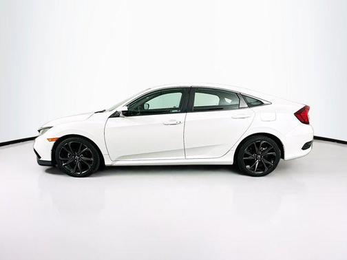 Platinum White Pearl 2020 Honda Civic Sport