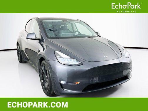 Gray 2022 Tesla Model Y Performance Dual Motor All-Wheel Drive