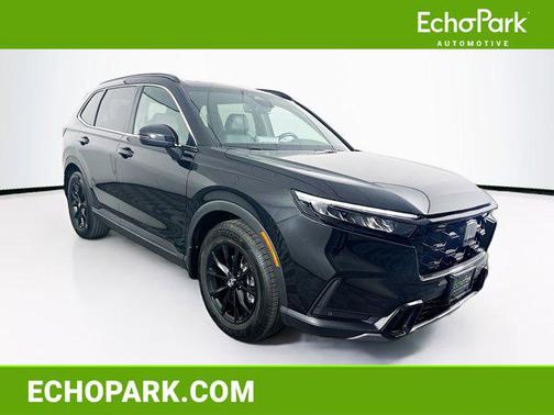 Crystal Black Pearl 2025 Honda CR-V Hybrid Sport FWD