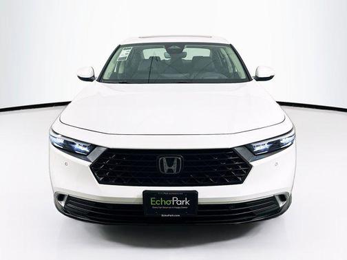 Platinum White Pearl 2025 Honda Accord Hybrid Touring