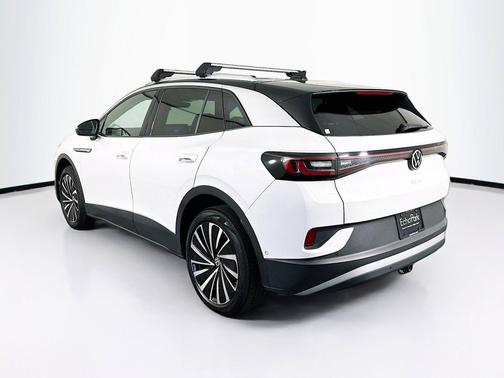 Opal White w/Black Roof 2023 Volkswagen ID.4 Pro S Plus